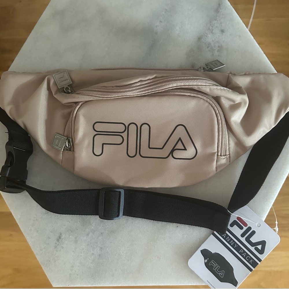 Fila Tan Belt Bag with Black Logo